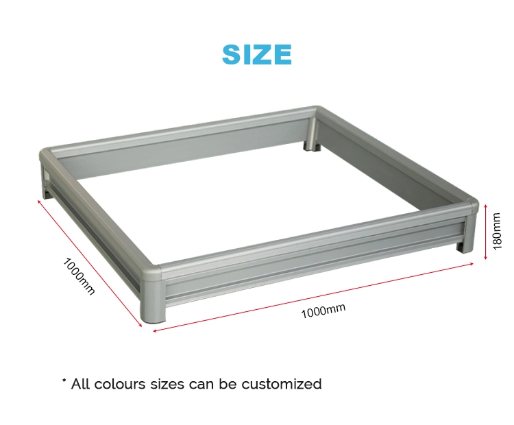 Supermarket Aluminum Profile Pallet Protector Pallet Guard for Retailers