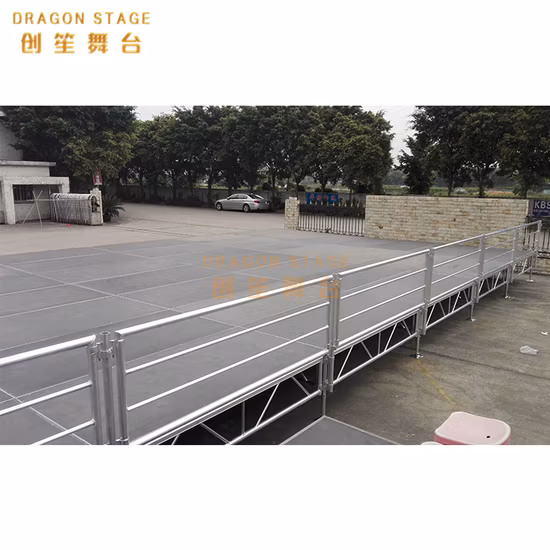 18mm 두꺼운 트러스 무대 휴대용 알루미늄 콘서트 무대